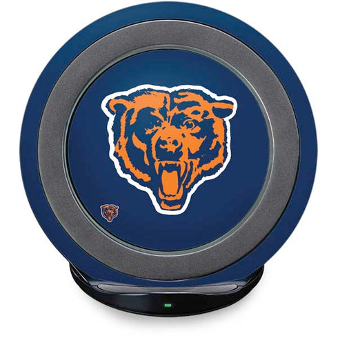 NFL Chicago Bears Retro Logo Fast Charge Wireless Charging Stand Skin